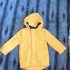 Yellow raincoat for toddler